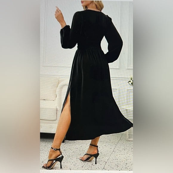 Dokotoo Maxi Dresses for Women Wrap V-Neck Size L NWT - Picture 7 of 8